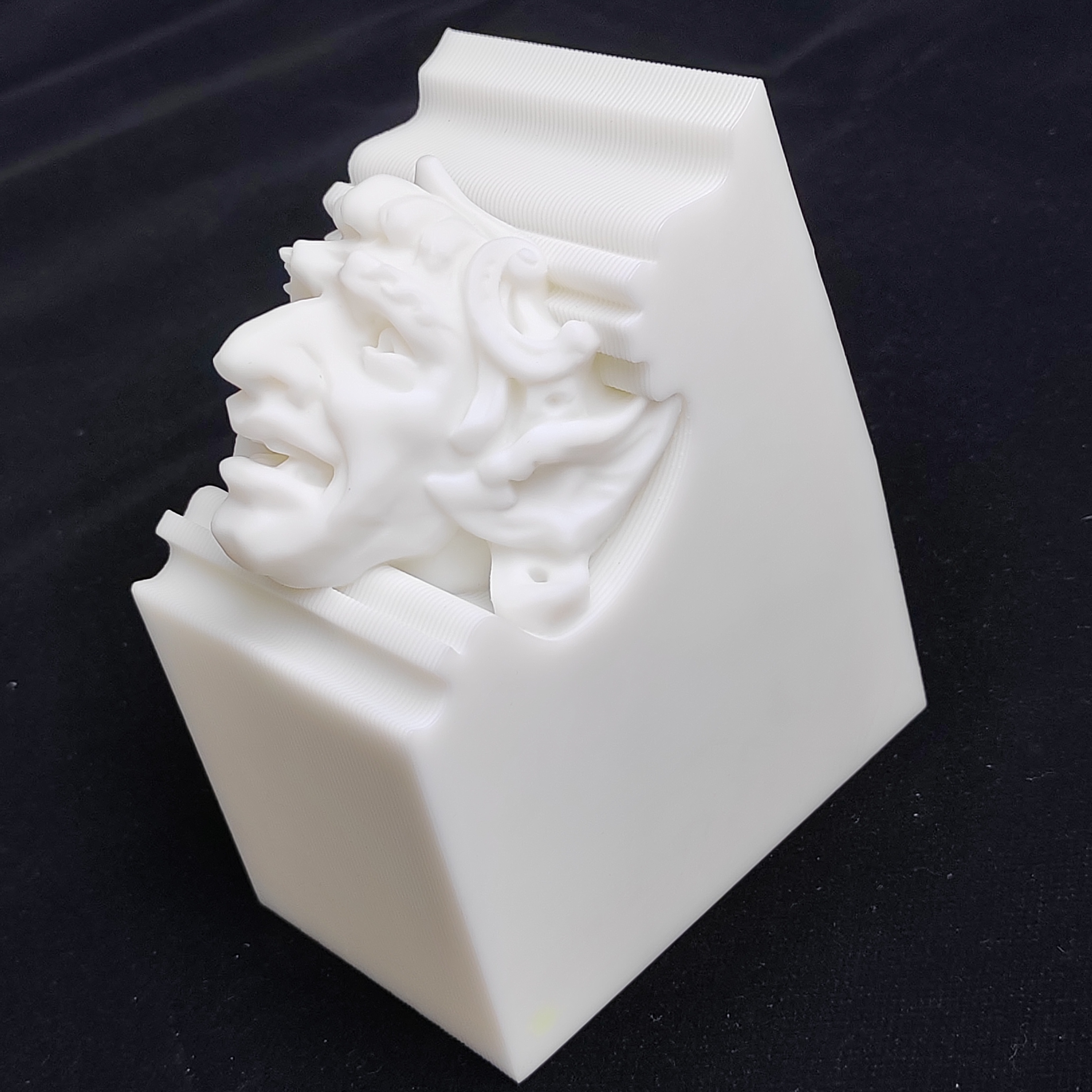 Servicio de impresión 3D de prototipo rápido SLA/FDM/SLS de estatua de resina blanca personalizada de altas ventas