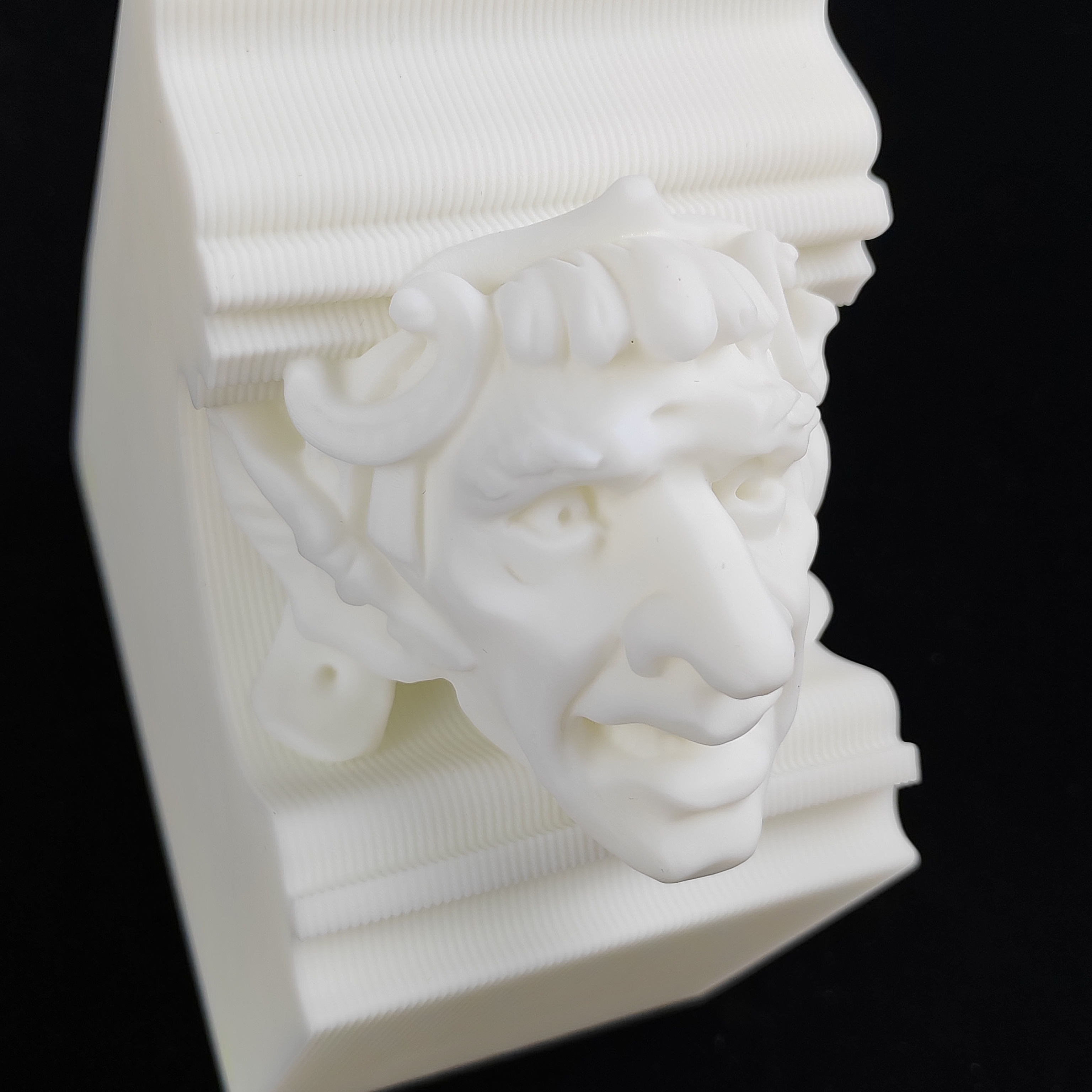 Servicio de impresión 3D de prototipo rápido SLA/FDM/SLS de estatua de resina blanca personalizada de altas ventas